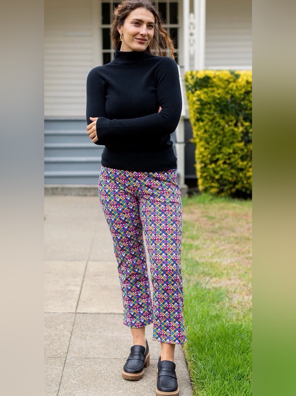 Lesley Evers AUDREY Pants Fioretta Plus Size 1X New